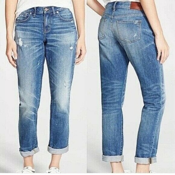 Madewell Denim - Madewell slim boy jeans denim women’s 25